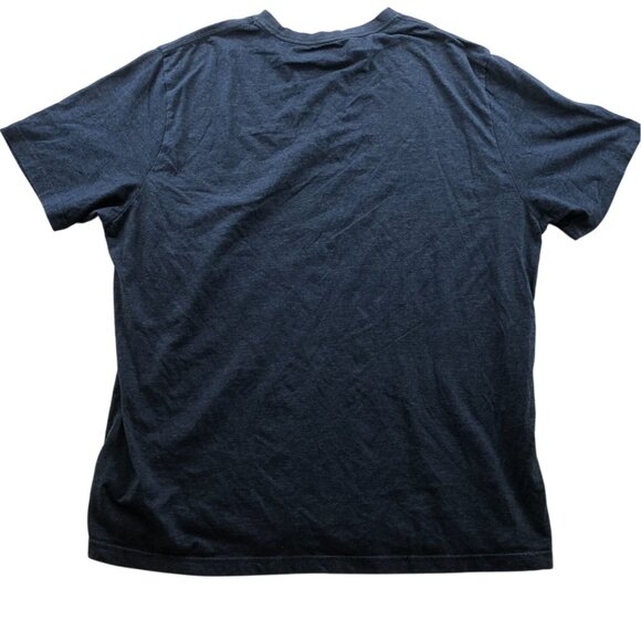 American Eagle Mens T-Shirt Size XXL Super Soft Standard Fit Graphic Tee Navy - Picture 2 of 10